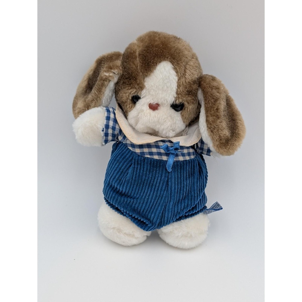 Mattel Emotions Puppy Dog Plush 8‎ Inch 1983 Sun Arrow Corduroy Stuffed Animal